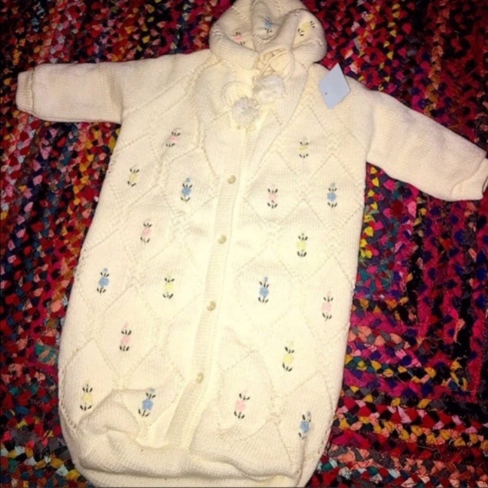 Vintage Knit sack NWT